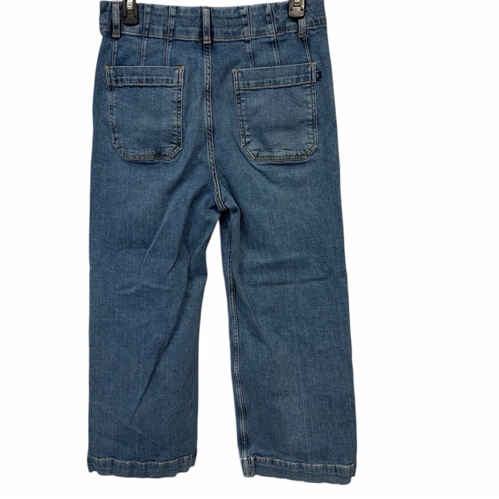 Anthropologie Pilcro Skipper Wide Leg Crop Jeans High Rise 29 - Picture 6 of 12